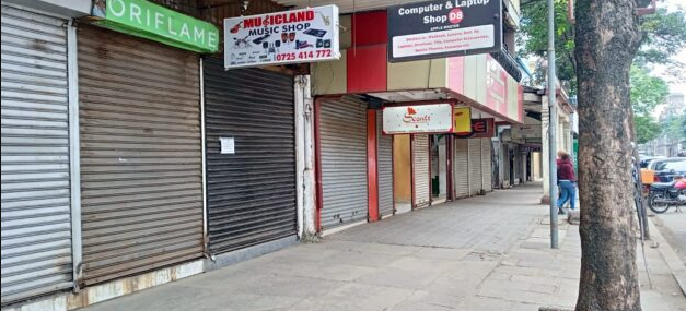 Business in the Nairobi CBD.